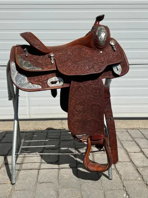 Used Billy Cook, Sulphur, OK, 16” Western Show Saddle