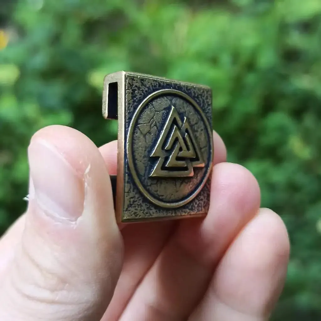 Valknut bronze Molle clip