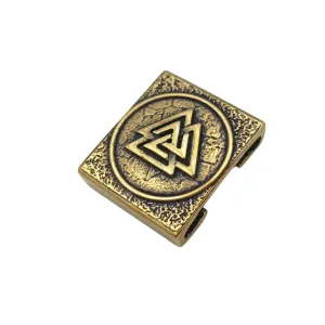 Valknut bronze Molle clip