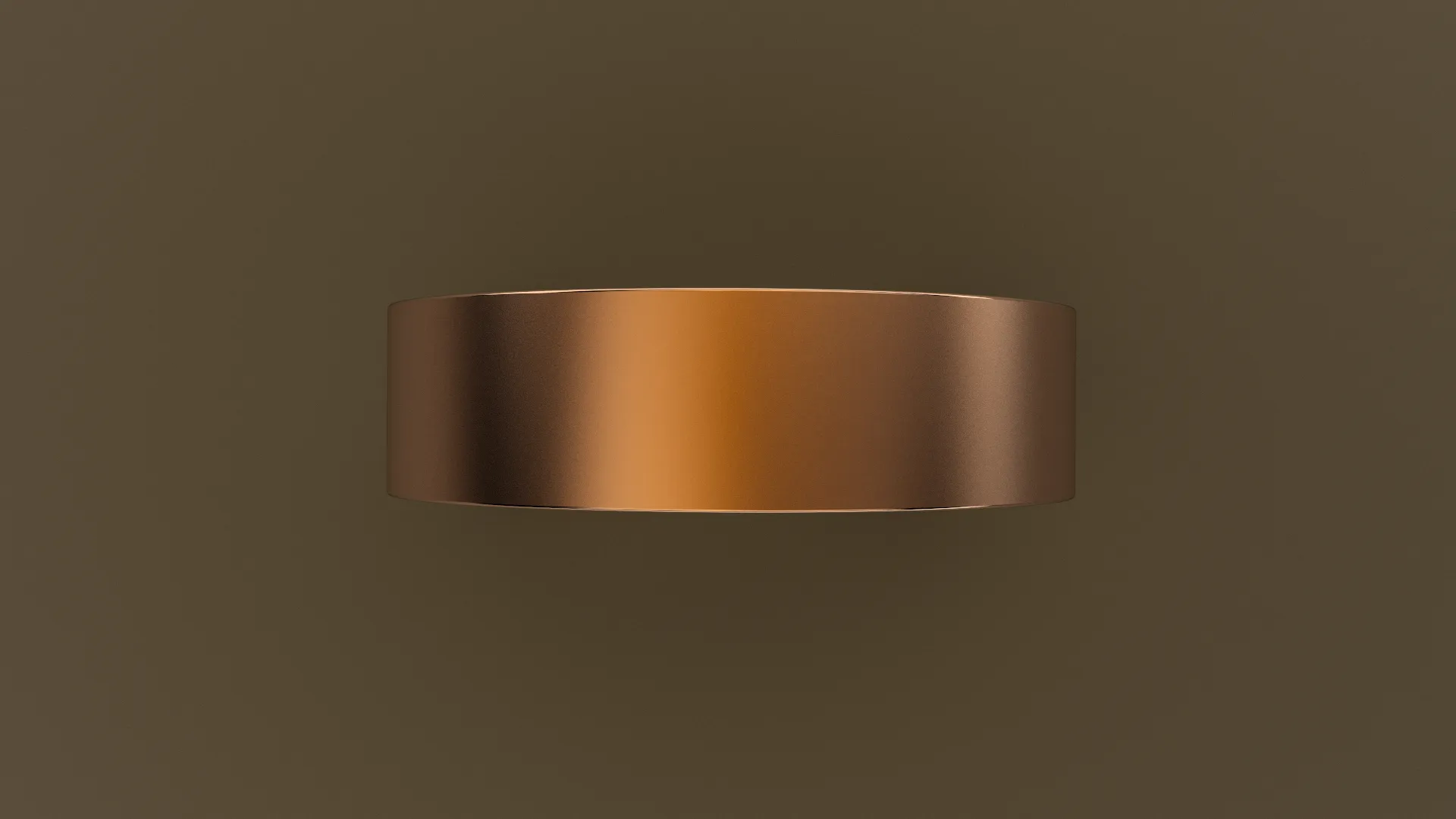 variant test of Brushed Rose Gold 6mm Flat Wedding Band