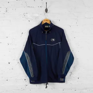 Vintage Diadora Tracksuit Top - Navy - M