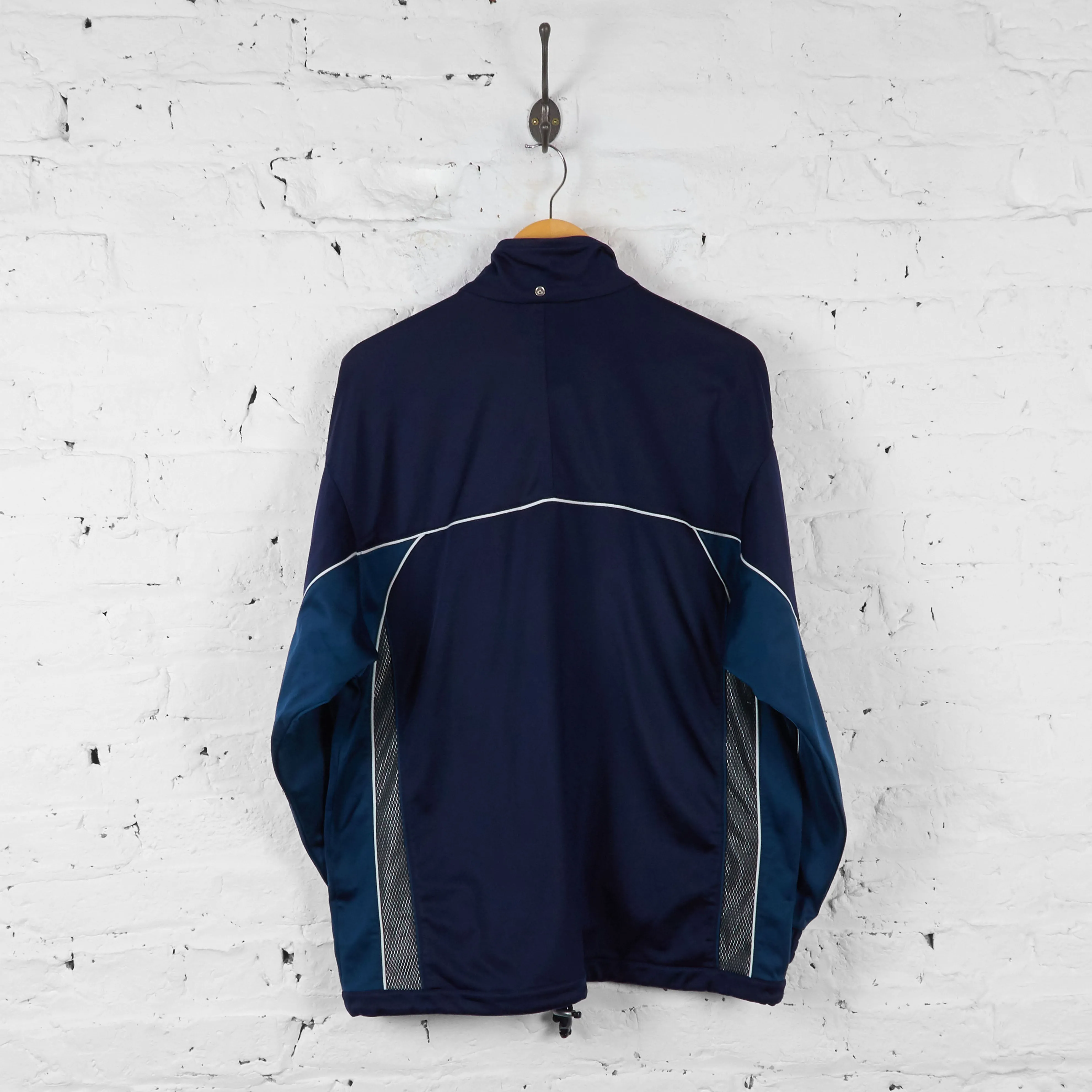Vintage Diadora Tracksuit Top - Navy - M