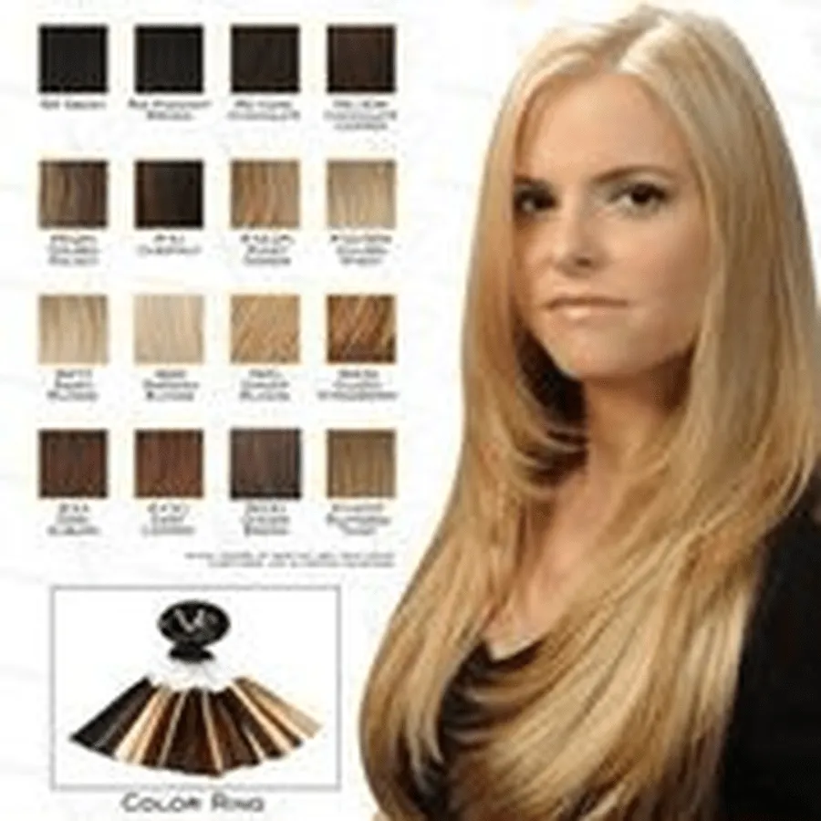 VIP Collection Synthetic Clip-In Extensions / Tanzanite 10'' Style