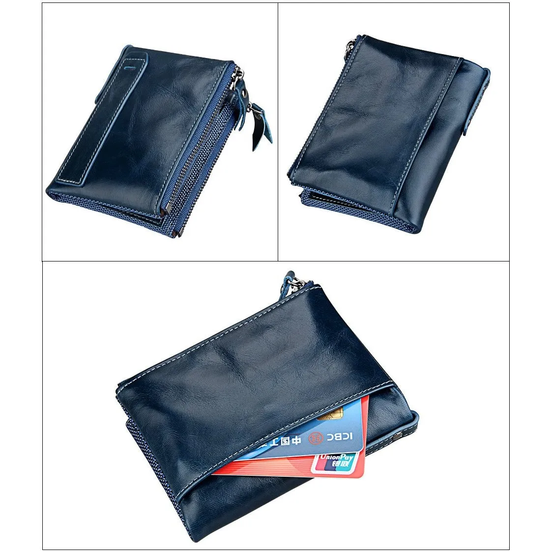 Wallet (RFID Blocking) <br> Genuine Leather