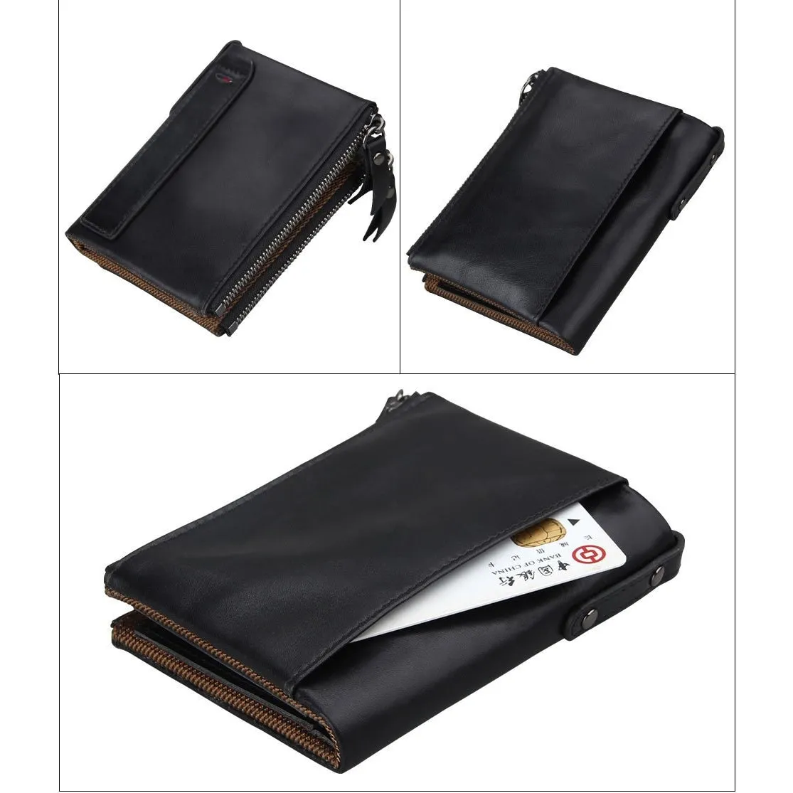 Wallet (RFID Blocking) <br> Genuine Leather