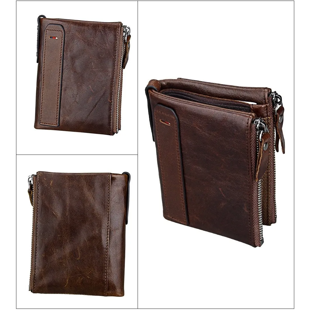 Wallet (RFID Blocking) <br> Genuine Leather