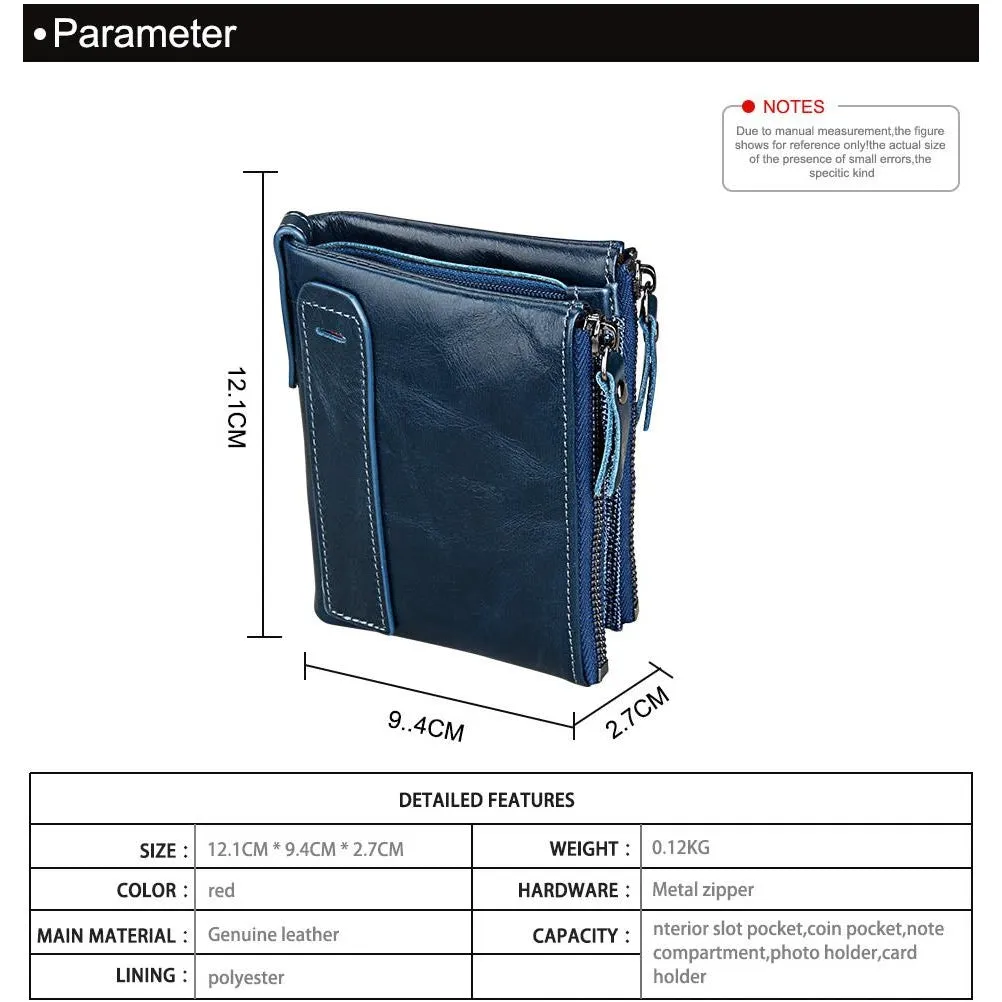 Wallet (RFID Blocking) <br> Genuine Leather