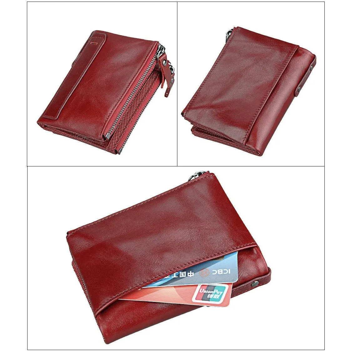 Wallet (RFID Blocking) <br> Genuine Leather