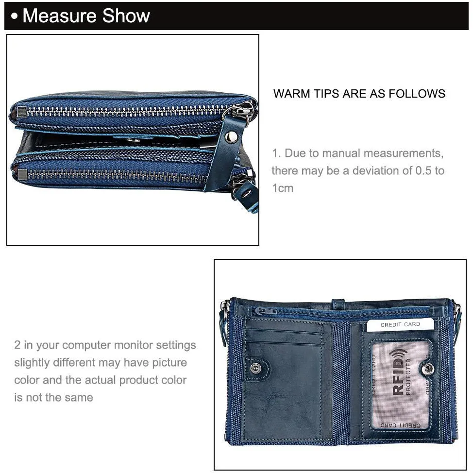 Wallet (RFID Blocking) <br> Genuine Leather