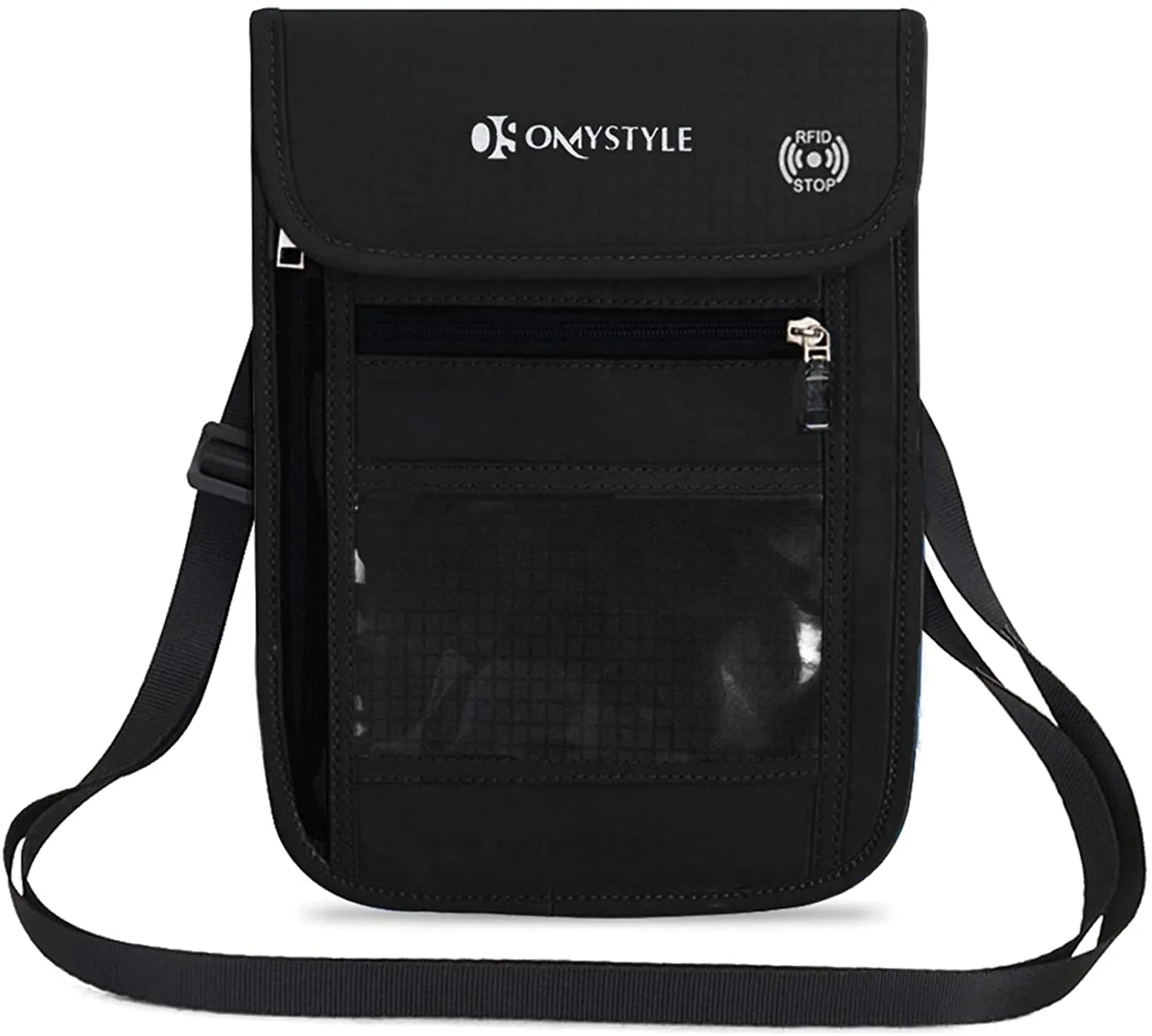 Waterproof Travel Wallet Passport Holder with Adjustable Neck Strap