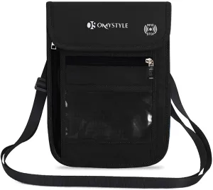 Waterproof Travel Wallet Passport Holder with Adjustable Neck Strap