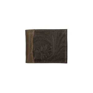 Waxed Leather Men's Bi-Fold Wallet