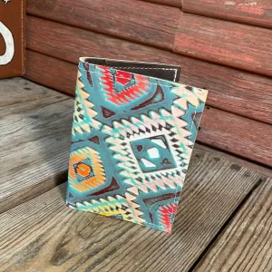 Waylon Wallet -  w/ Rainbow Aztec