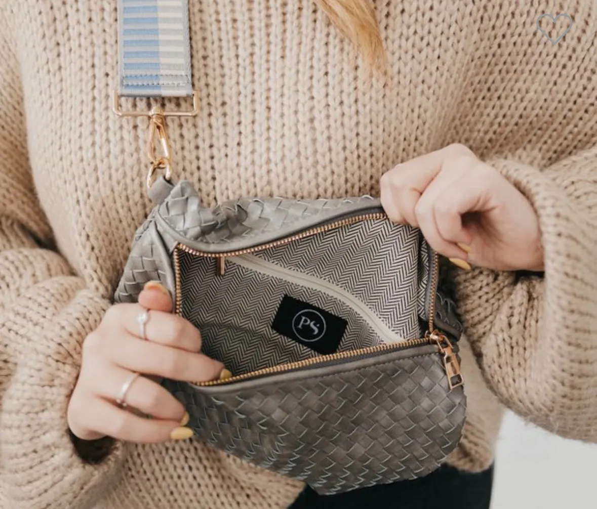 Westlyn Woven Bum Bag/black