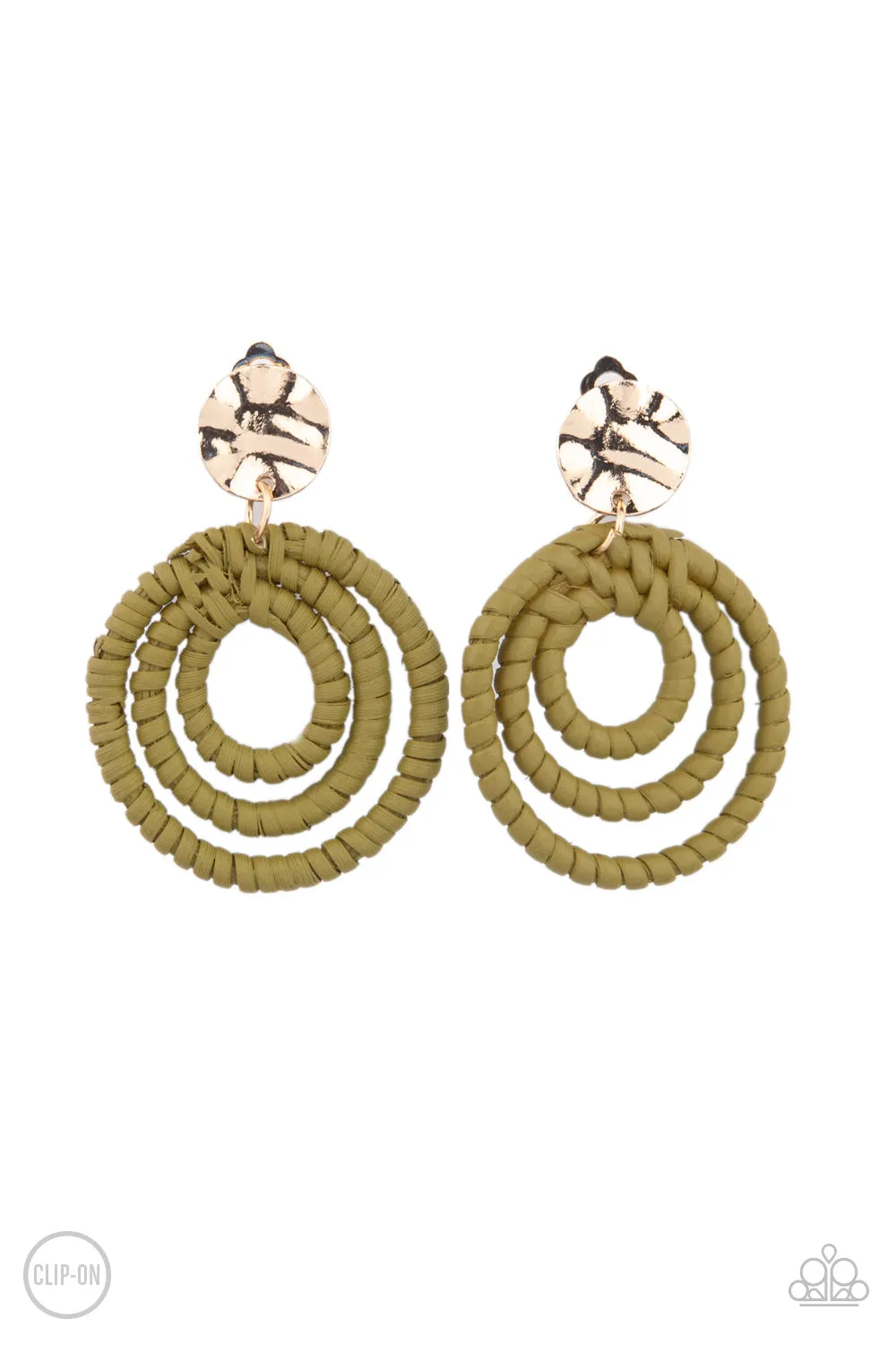 Whimsically Wickered - Green Clip On