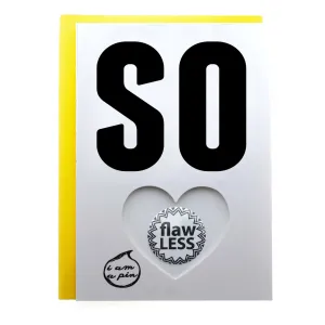 WHOLESALE PIN GREETING CARD - SO