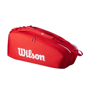 Wilson Super Tour 6 Racquet Bag (Red) 2025