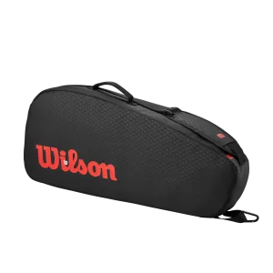 Wilson Super Tour Clash V3 3 Racquet Bag (Black/Red) 2025