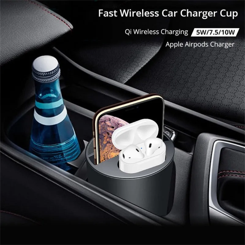 Wireless Fast Charger Cup USB Output