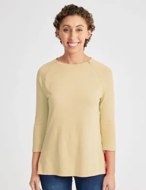 Womens Chest Port Access Shirt - Pastel Yellow