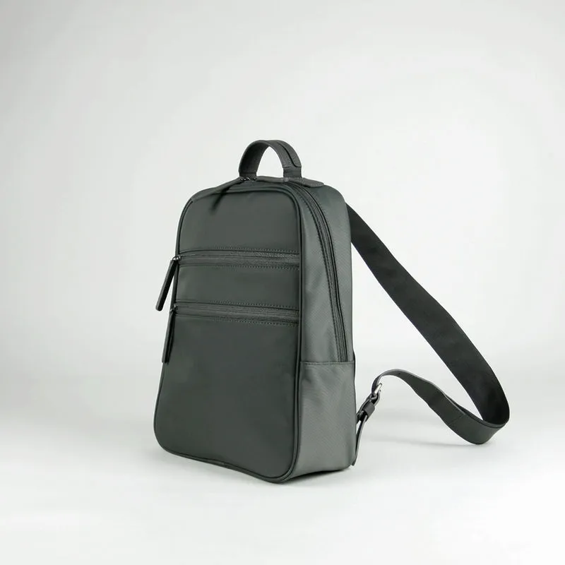 Womens Nylon Backpack Bag Light Gray Best Satchel Backpack Nylon School Rucksack for Ladies