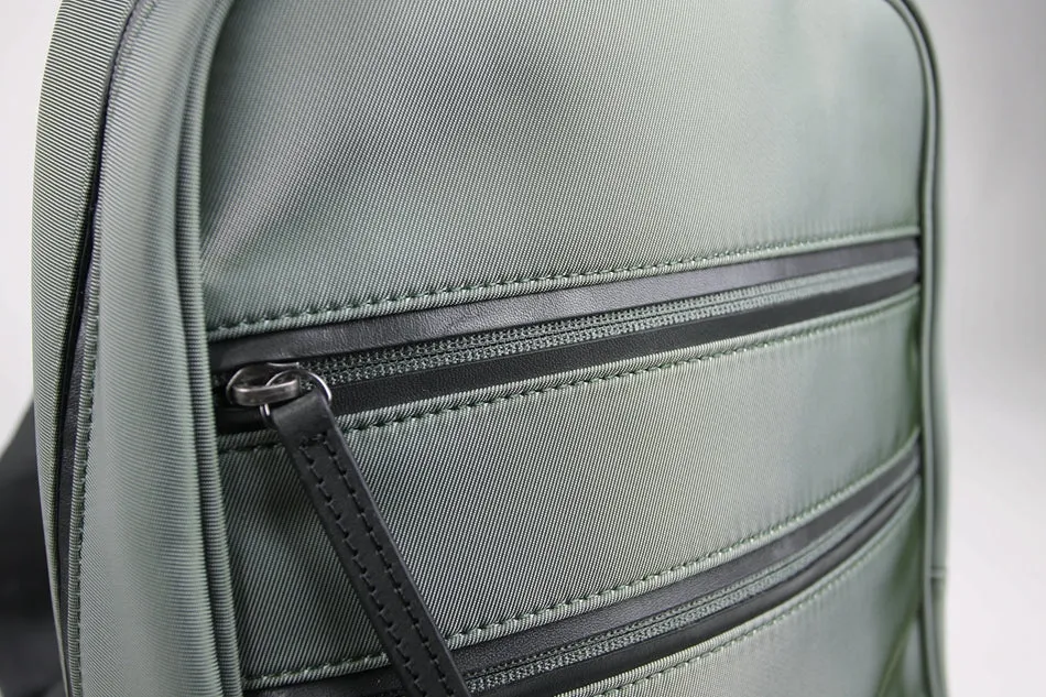 Womens Nylon Backpack Bag Light Gray Best Satchel Backpack Nylon School Rucksack for Ladies