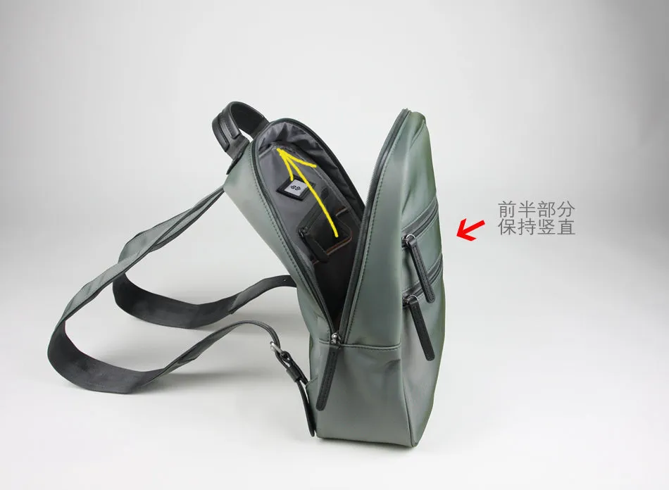 Womens Nylon Backpack Bag Light Gray Best Satchel Backpack Nylon School Rucksack for Ladies