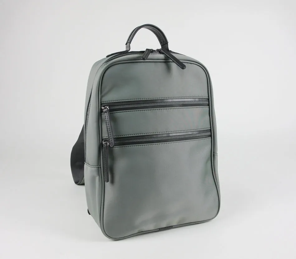 Womens Nylon Backpack Bag Light Gray Best Satchel Backpack Nylon School Rucksack for Ladies