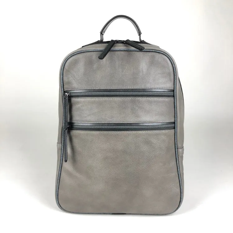 Womens Nylon Backpack Bag Light Gray Best Satchel Backpack Nylon School Rucksack for Ladies