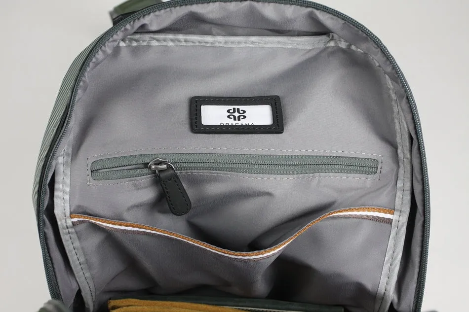 Womens Nylon Backpack Bag Light Gray Best Satchel Backpack Nylon School Rucksack for Ladies