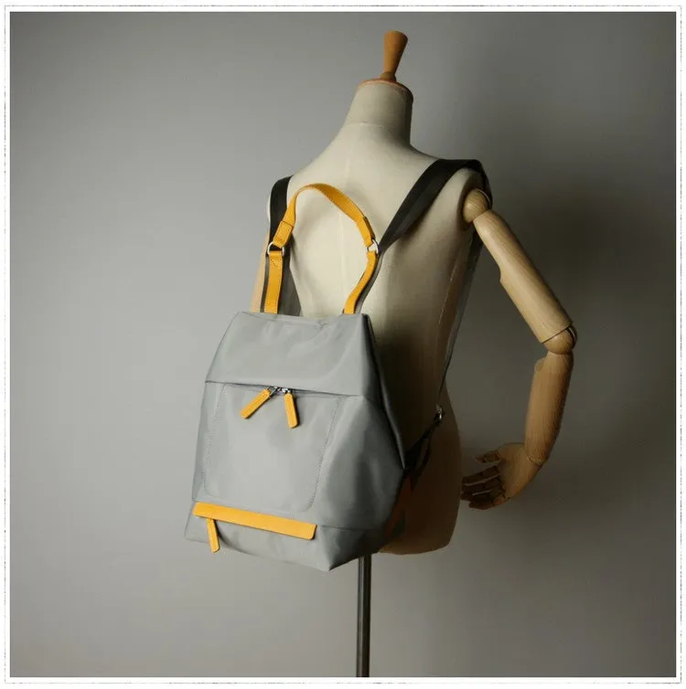 Womens Nylon Backpack Black Best Satchel Backpack Bag Nylon School Rucksack for Ladies