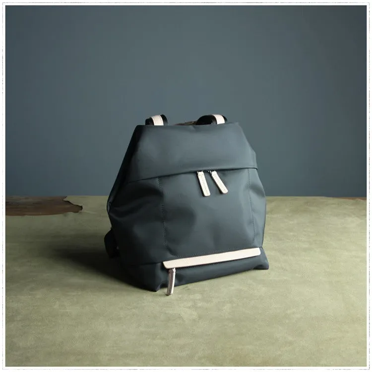 Womens Nylon Backpack Black Best Satchel Backpack Bag Nylon School Rucksack for Ladies