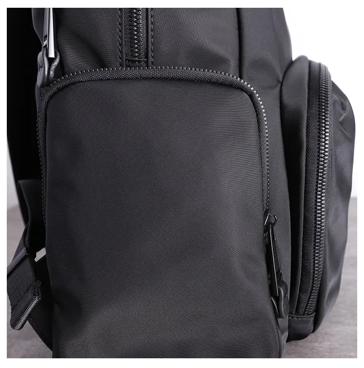 Womens Nylon Laptop Backpack Best Travel Backpack Bag Nylon Gray School Rucksack for Ladies