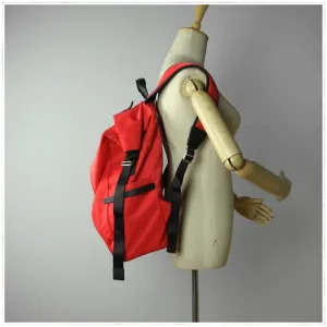Womens Nylon Large Backpack Bag Black Nylon Travel Backpack School Rucksack for Ladies