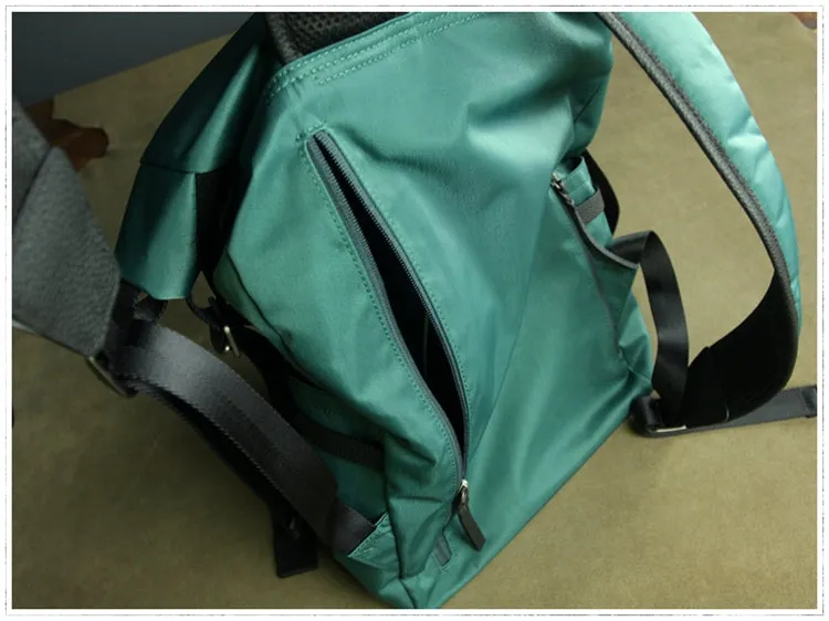 Womens Nylon Large Backpack Bag Black Nylon Travel Backpack School Rucksack for Ladies