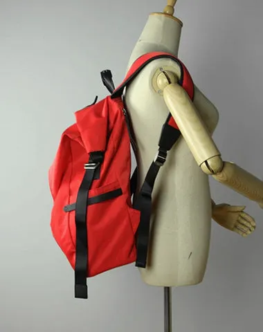 Womens Nylon Large Backpack Bag Black Nylon Travel Backpack School Rucksack for Ladies