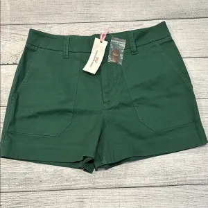 Women’s Vineyard Vines Vintage Chino Utility Short sz 6 hunter green NWT MSRP$78