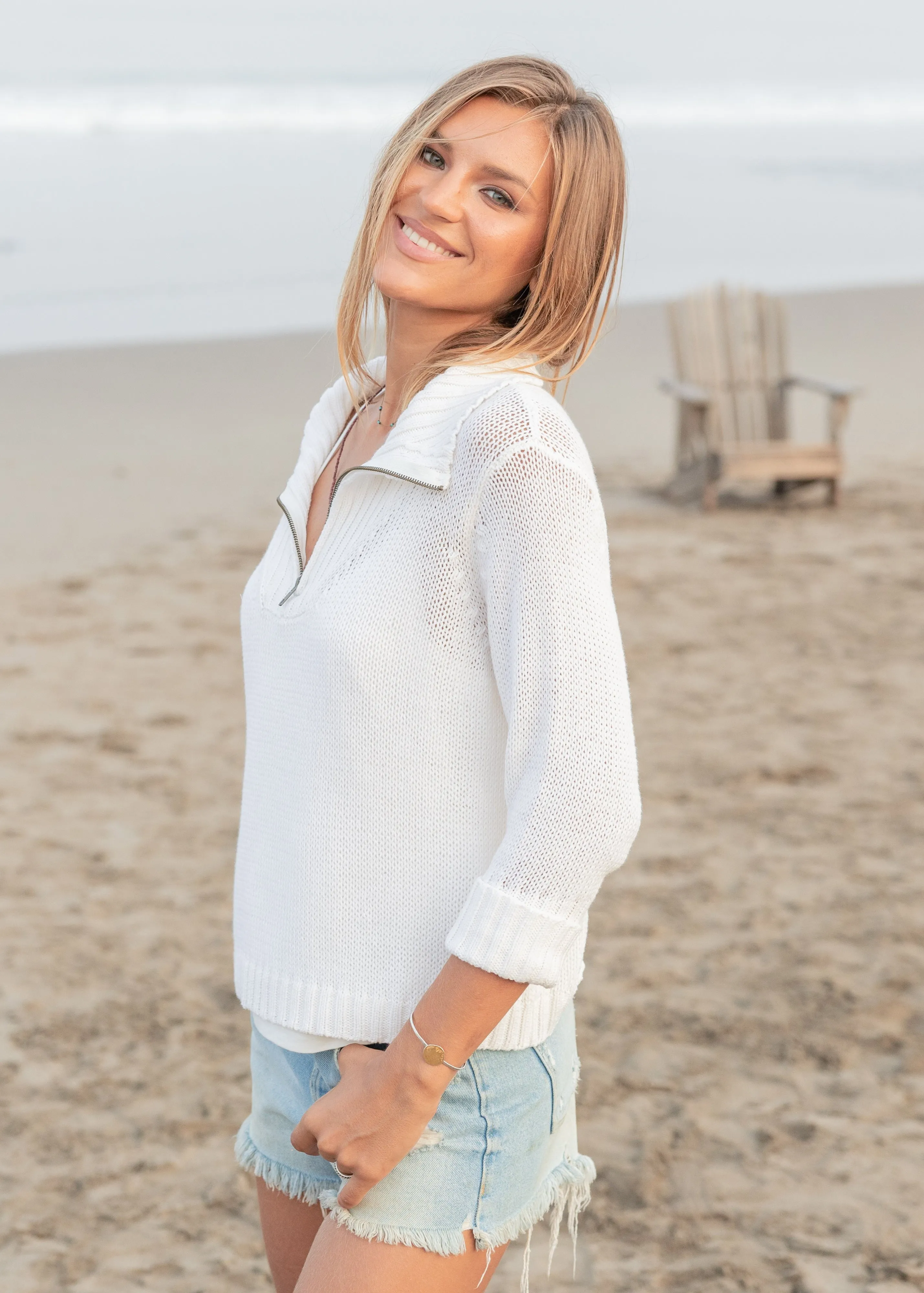 Wooden Ships Petra Zip Top