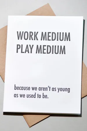 Work Medium Card