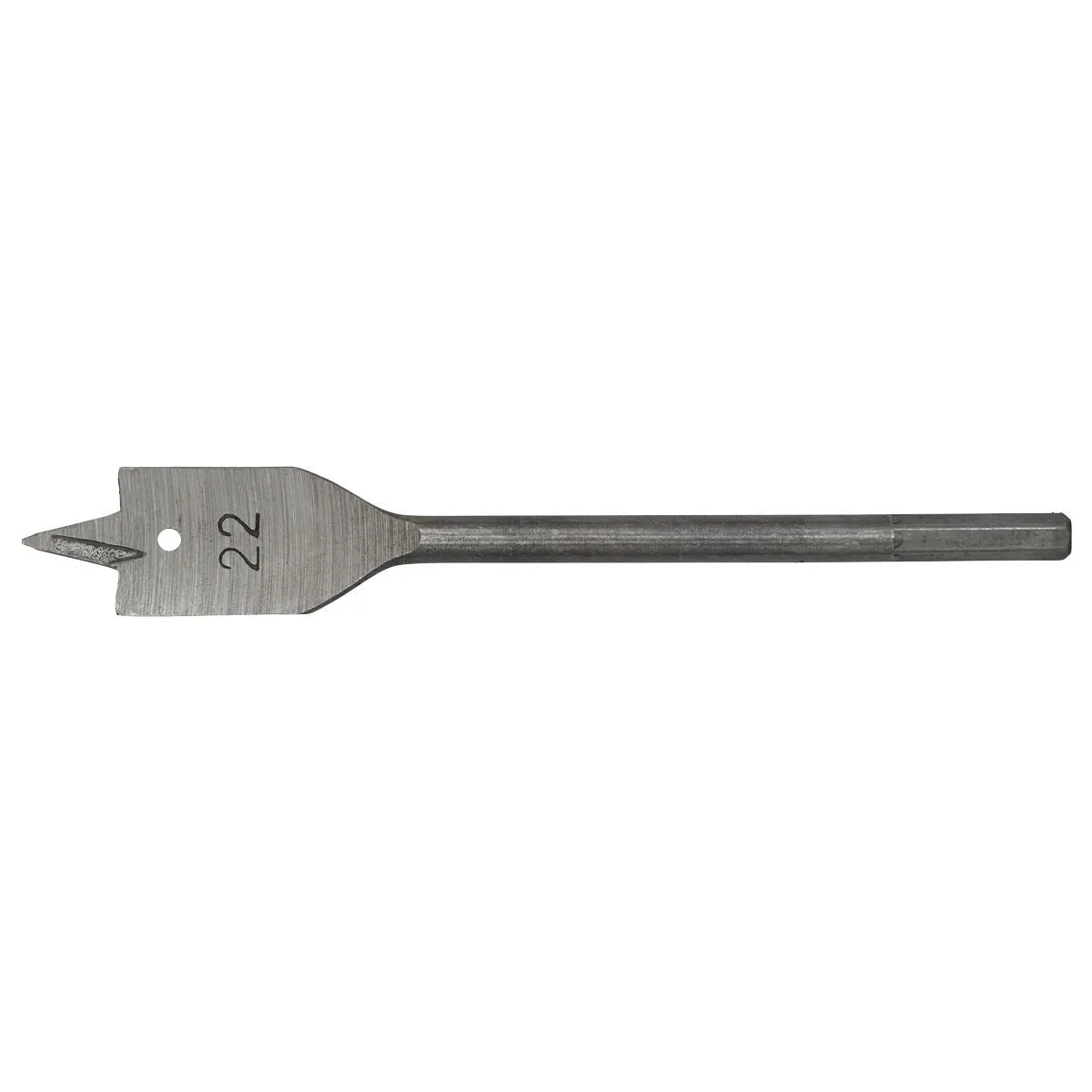 Worksafe by Sealey Flat Wood Bit Ø22mm x 152mm