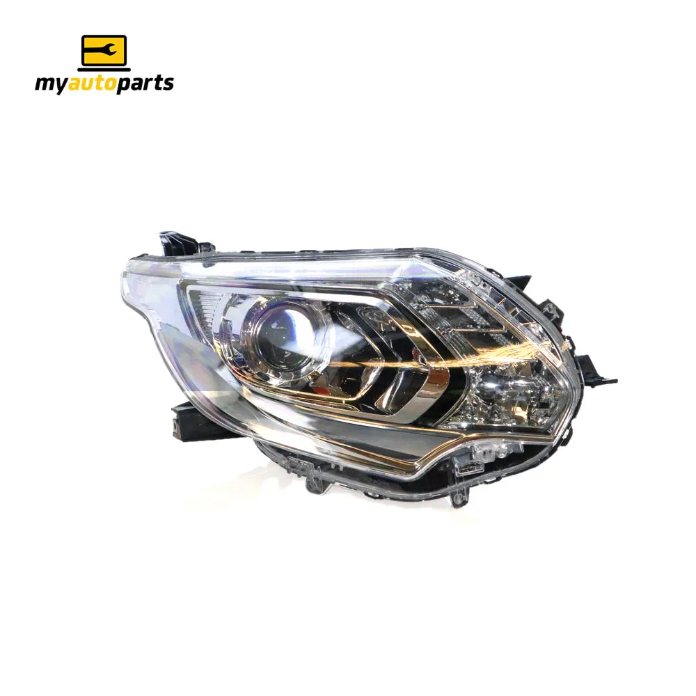 Xenon Head Lamp Drivers Side Certified suits Mitsubishi Triton MQ GLS/Exceed 10/2016 to 11/2018