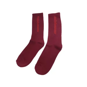 Yeezy Season 5 Calabasas Socks Oxblood