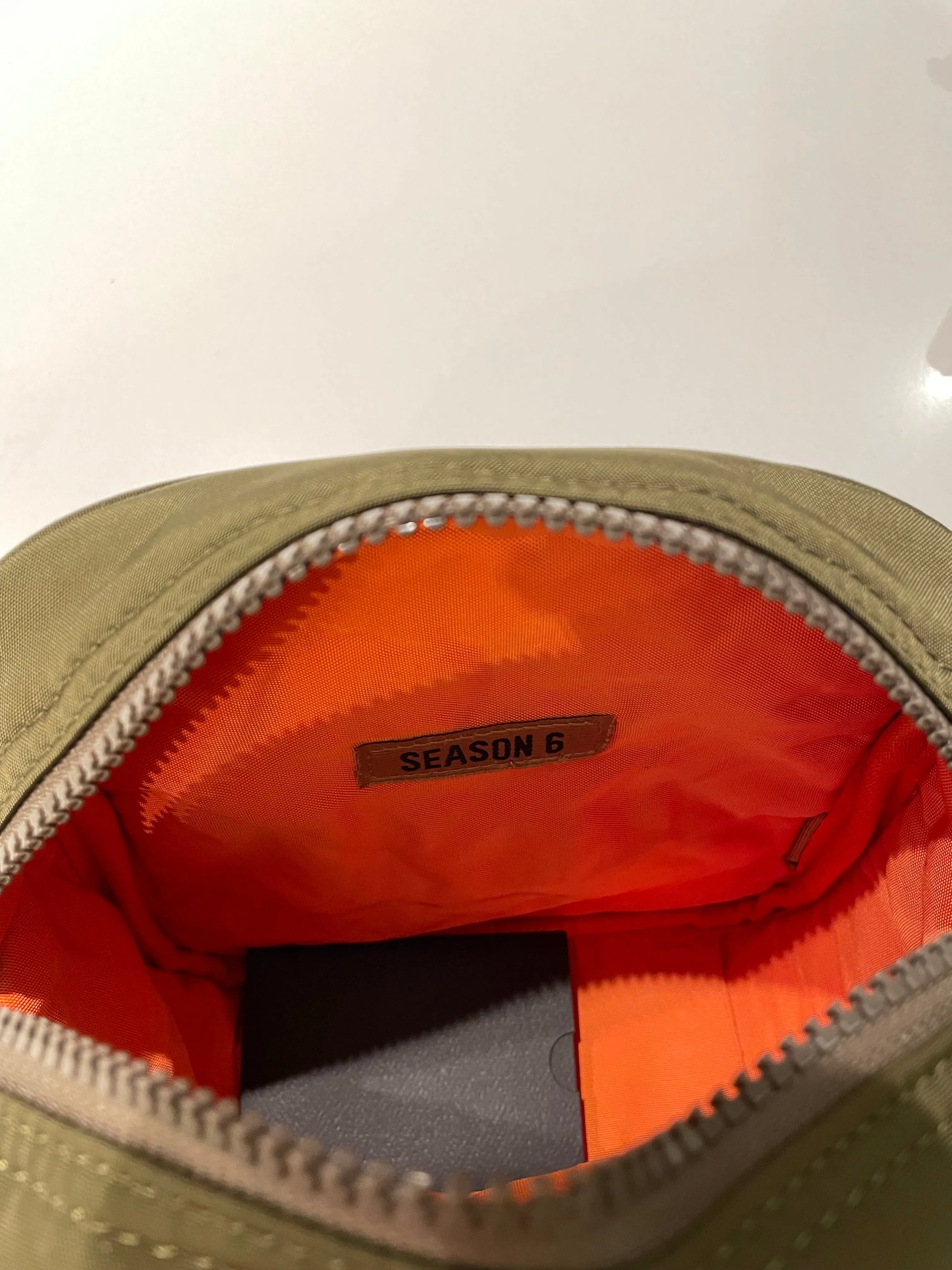 Yeezy Season 6 Crossbody In Iron