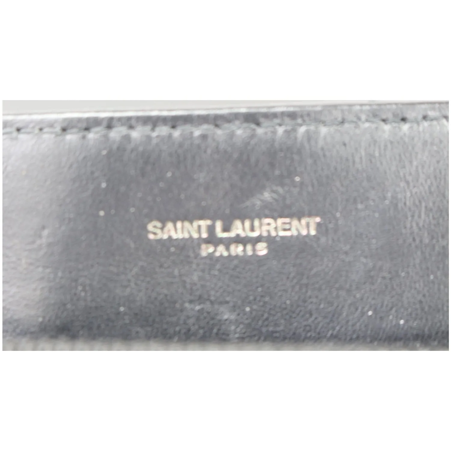 YVES SAINT LAURENT Medium Loulou Matelasse Leather Chain Shoulder Bag Black