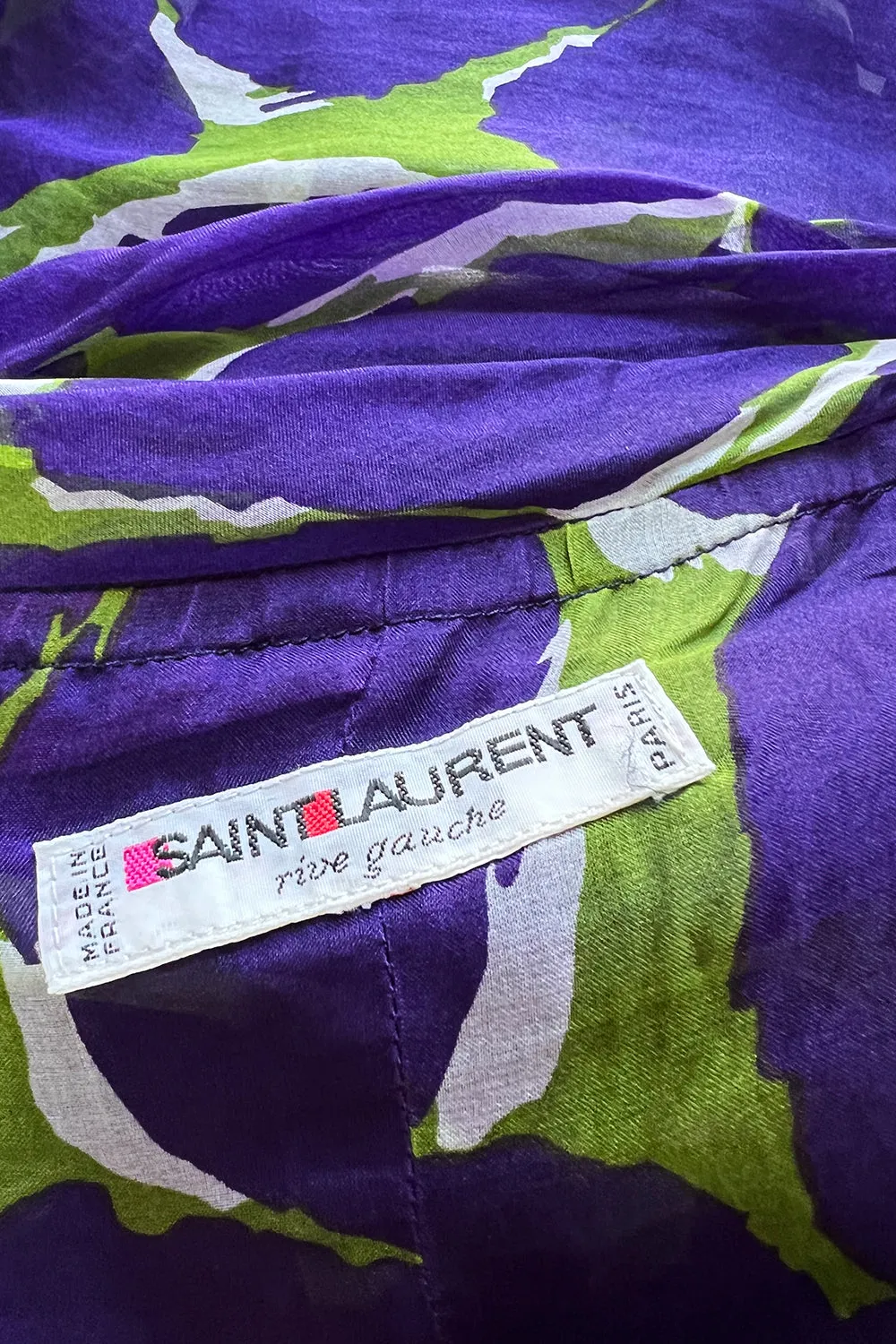 Yves Saint Laurent Spring 1984 Runway Strapless Silk Organza Dress