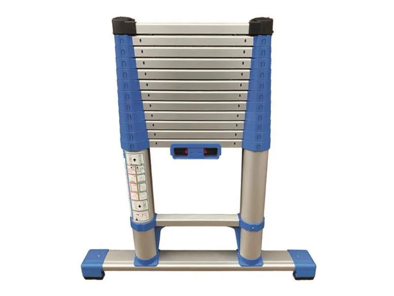 Zarges Compactstep L Telescopic Ladder & Stabiliser Bar 3.2m