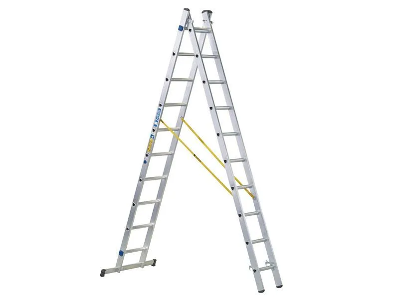 Zarges D-Rung Combination Ladder 2-Part 2 X 12 Rungs