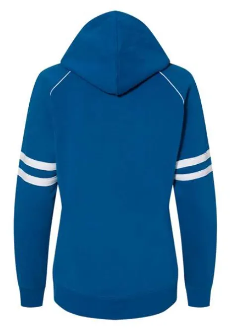 Zeta Phi Beta Royal Blue and White Hoodie