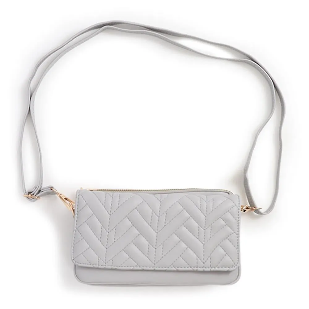 Zip-Close Cross-Body Bag  - PRETT39019 / 325 704