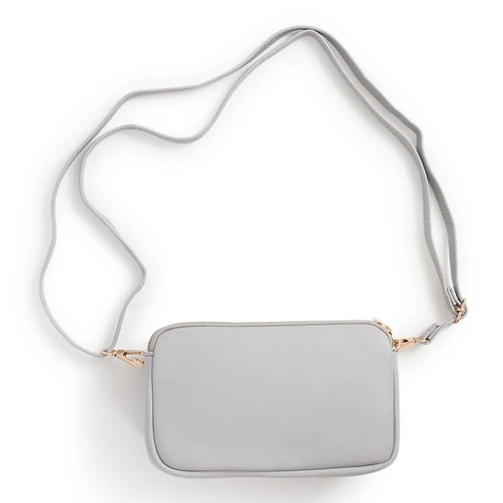Zip-Close Cross-Body Bag  - PRETT39019 / 325 704
